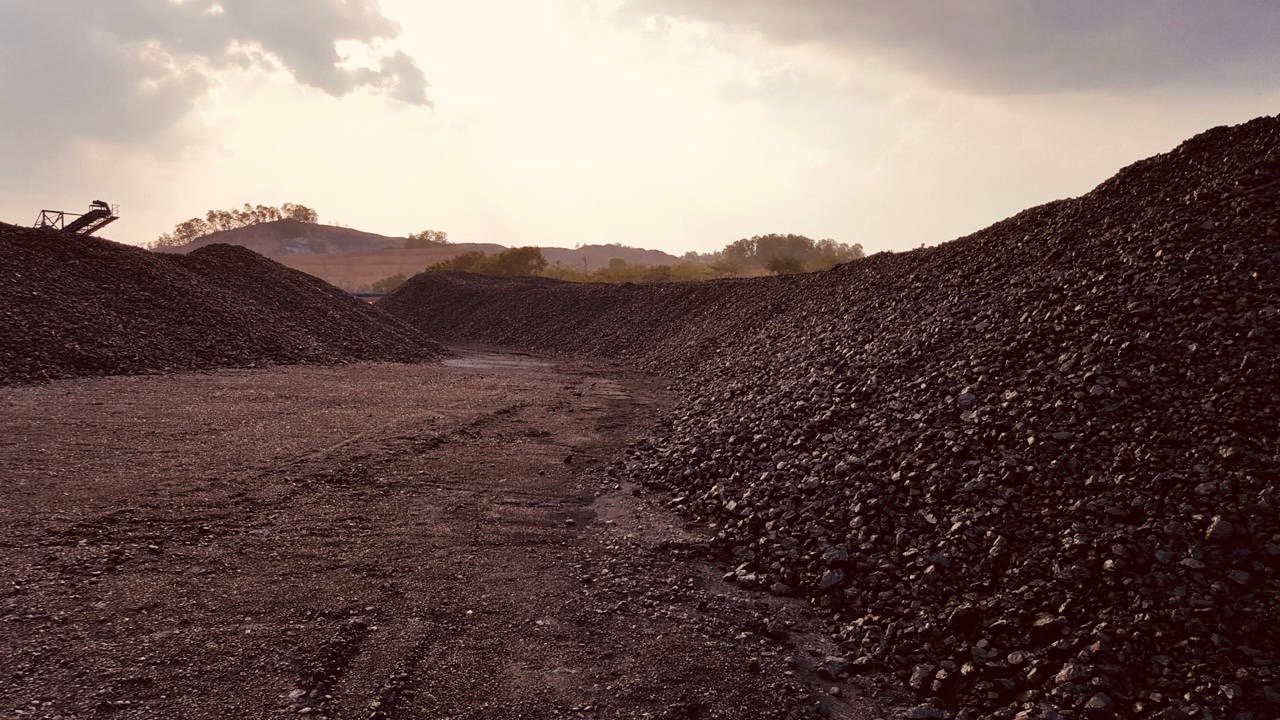 Coal stockpile