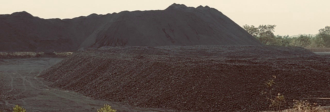 Coal stockpiles in Indonesia